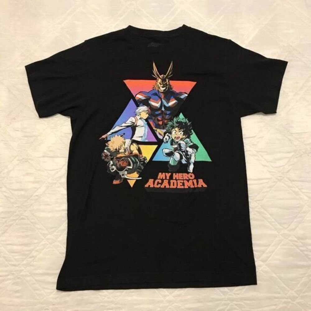 My Hero Academia black T shirt medium